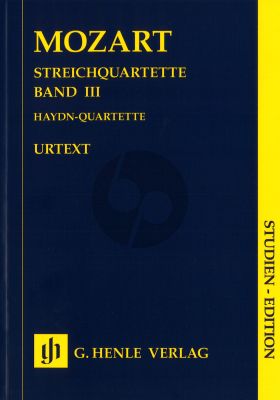 Mozart Streichquartette Band 3 Taschenpartitur