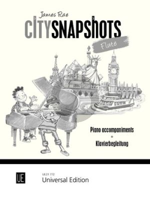 Rae City Snapshots for 1-2 Flutes Piano accompaniment