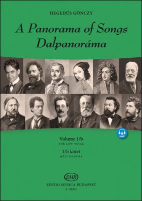 A Panorama of Songs 1B Low Voice (Easy songs from four centuries in six languages) (Book with Audio online)