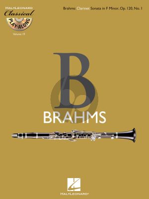 Brahms Sonata f-minor Opus 120 No. 1 for Clarinet (Classical Play-Along Volume 19) (Bk-Cd)