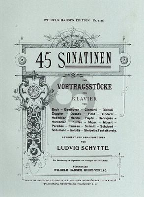 45 Sonatinas For Piano (Ludvig Schytte)