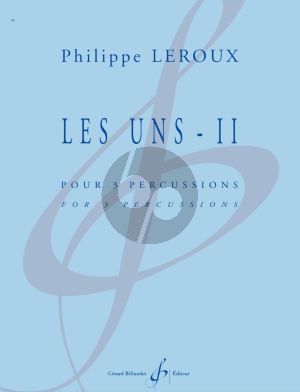 Leroux Les Uns II pour 3 Percusions (Score/Parts)