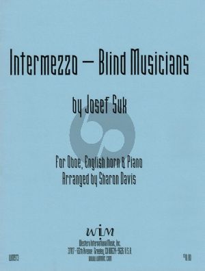 Suk Intermezzo - Blind Musicians from 'Summer Tale' Op.29 Oboe, English Horn and Piano (Arranged by Sharon Davis)