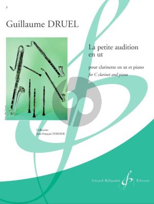 Druel La petite audition en ut Clarinette (C) et Piano (easy level grade 1 - 2)