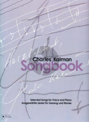 Kalman Songbook Gesang und Klavier (Ausgewählte Lieder)