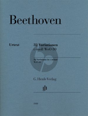 Beethoven 32 Variationen c-moll WoO 80 Klavier (herausgegeben von Felix Loy)