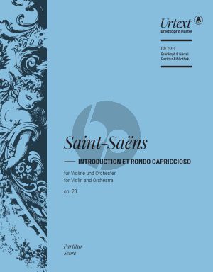 Saint-Saens Introduction et Rondo capriccioso Opus 28 Violine und Orchester (Partitur) (Peter Jost)