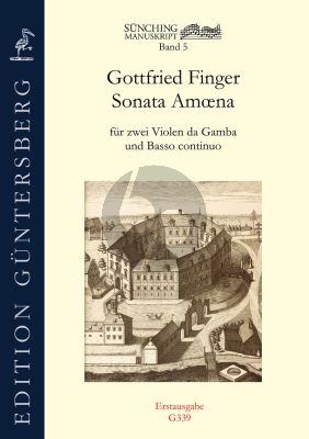 Finger Sonata Amoena fur 2 Violen da Gamba und Basso Continuo (Score and Parts) (Leonore und Günter von Zadow)