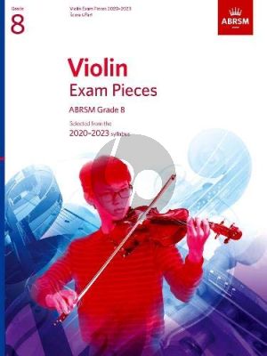 Album Violin Exam Pieces 2020-2023, ABRSM Grade 8 Violin and Piano