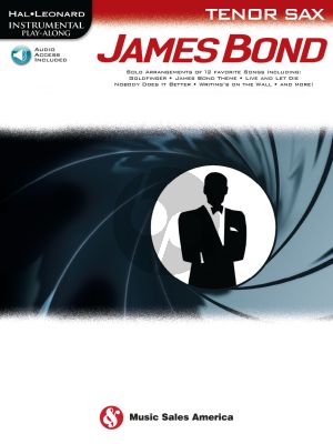 James Bond for Tenor Saxophone Instrumental Play-Along (Book with Audio online)