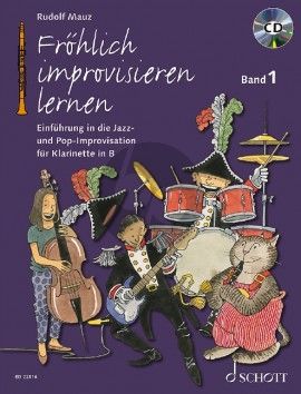 Mauz Fröhlich improvisieren lernen Band 1 (Einführung in die Jazz- und Pop-Improvisation) (Bk-Cd)
