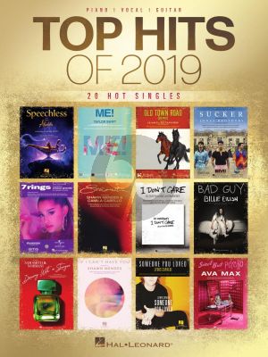 Top Hits of 2019 Piano-Vocal-Guitar (20 Hot Singles)