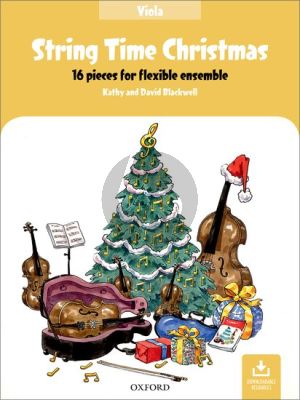 Blackwell String Time Christmas for Flexible Ensembe Viola Part (16 Pieces with Downloadable Resources)