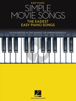 Simple Movie Songs Piano (The Easiest Easy Piano Songs)