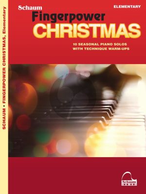 Schaum Fingerpower® Christmas (10 Seasonal Piano Solos with Technique Warm-Ups) (arr. James Poteat)