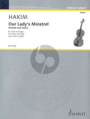 Hakim Our Lady's Minstrel for Violin and Organ (Prelude and Dance)
