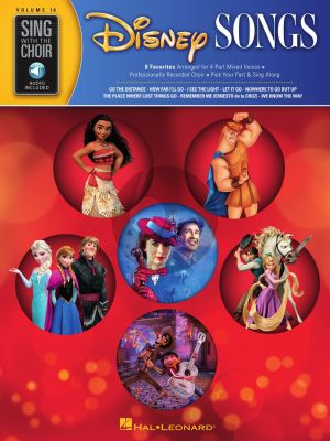 Disney Songs SATB (Sing with the Choir Volume 18) (Book with Audio online)