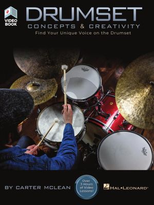 MclEAN Drumset Concepts & Creativity (Find your unique voice on the drumset) (Book with Video online)