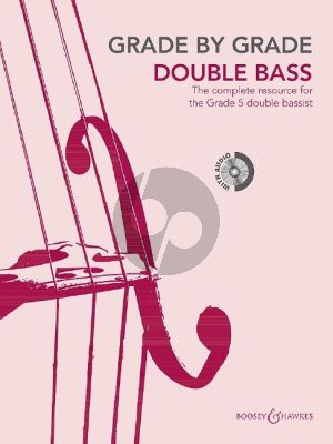 Grade by Grade - Double Bass Grade 5 Double Bass and Piano Book with CD