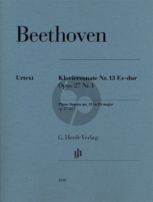 Beethoven Sonate Es-dur Op. 27 No. 1 Klavier (Norbert Gertsch und Murray Perahia)