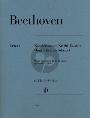 Beethoven Sonate Op. 81A Es-dur "Les Adieux" Klavier (Norbert Gertsch und Murray Perahia)