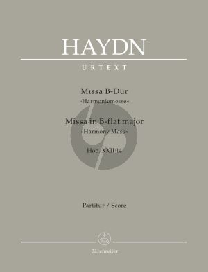 Haydn Messe B-dur (Harmonie-Messe) Hob.XXII:14 Soli-Choir-Orchestra (Full Score) (Friedrich Lippmann)