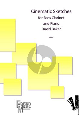 Baker Cinematic Sketches Bass Clarinet and Piano