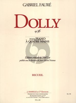 Faure Dolly Suite Op.56 Piano 4 Hands (Hamelle)