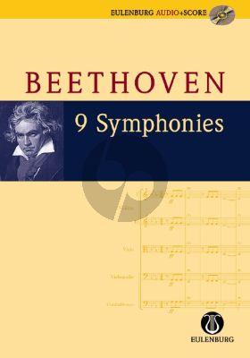 Beethoven 9 Symphonies Study Score (Score with Audio) (edited by Richard Clarke)