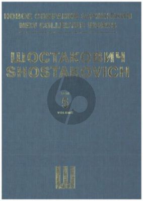 Shostakovich Symphony No. 5 Op. 47 Full Score (New collected works of Dmitri Shostakovich Vol. 5)