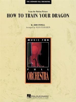 Powell How to Train Your Dragon for Full Orchestra Full score and Set of Parts (arranged by Sean Loughlin)