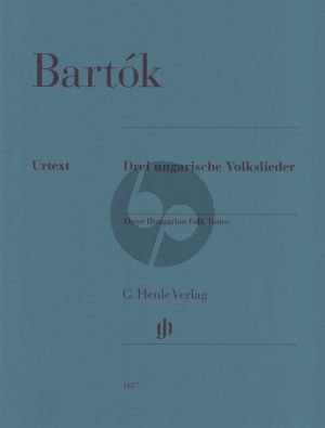 Bartok Three Hungarian Folk Tunes Piano Solo