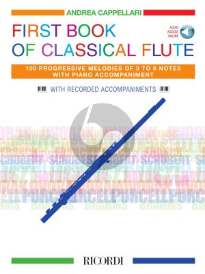 Cappellari First Book of Classical Flute with Piano (Book with Audio online)