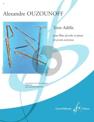 Ouzounoff Terre Adélie Piccolo et Piano (intermediate level grade 6)