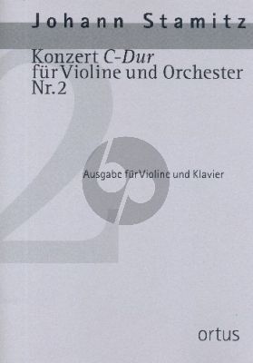 Stamitz Konzert C-dur No.2 Violine und Orchester (Klavierauszug) (Kuo-Hsiang Hung)