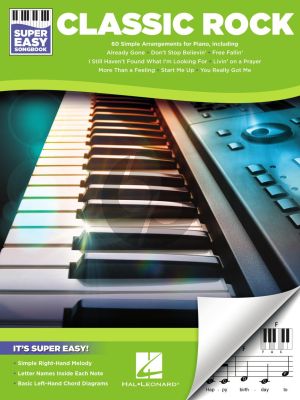 Classic Rock – Super Easy Songbook Piano