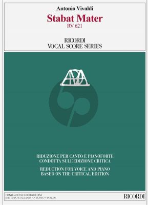Vivaldi Stabat Mater RV 621 Alto Voice-Strings-Bc (Vocal Score) (edited by Paul Everett)
