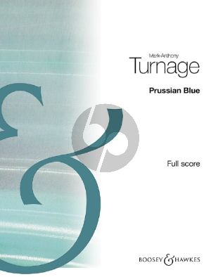 Turnage Prussian Blue Quintet for piano-violin-viola-cello-double bass Score only (LET OP. Parts not included)
