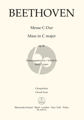 Beethoven Messe C-dur Op.86 SATB soli-SATB-Orch. (Choral Score) (lat.) (edited by Barry Cooper)