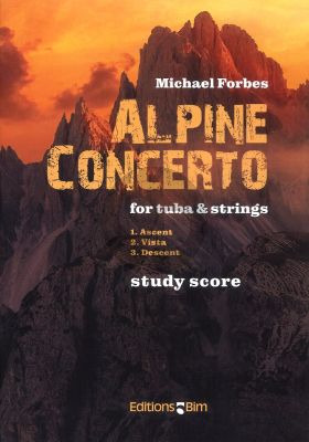Forbes Alpine Concerto for Tuba and string orchestra Study Score
