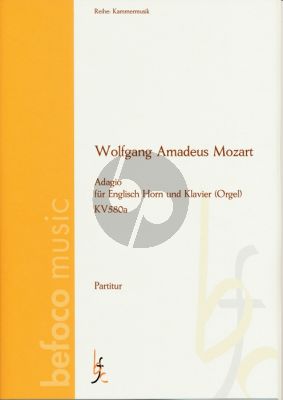 Mozart Adagio KV 580a English Horn und Klavier [Orgel]