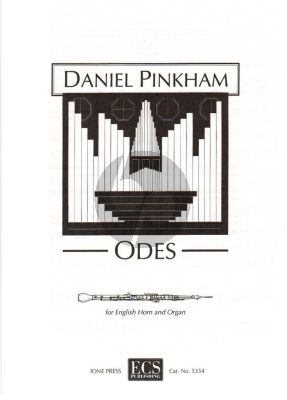 Pinkham Odes for English Horn and Organ