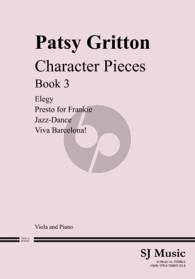 Gritton Character Pieces Vol. 3 Viola and Piano