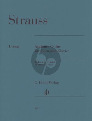Strauss Andante C major for Horn and Piano