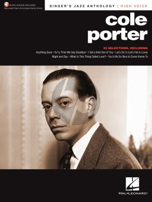 Cole Porter Singer's Jazz Anthology High Voice (with Recorded Piano Accompaniments Online)