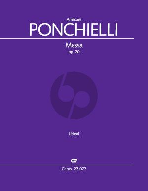 Ponchielli Messa Op. 20 "per la notte di natale" Soli-Chor und Orchester (Klavierauszug) (Pietro Zappalà)