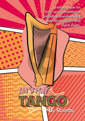 Rosetty Let's play Tango for Harp Book with Download play-along
