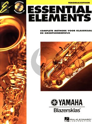 Essential Elements Vol.1 Tenorsax (Bk-Cd) (Complete Methode voor Klassikaal en Groepsonderwijs) (ned)