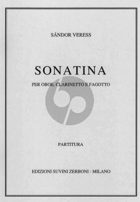 Veress Sonatina oboe-clarinet-bassoon (1931) Score
