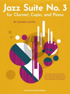 Austin Jazz Suite No. 3 Clarinet-Cajon and Piano